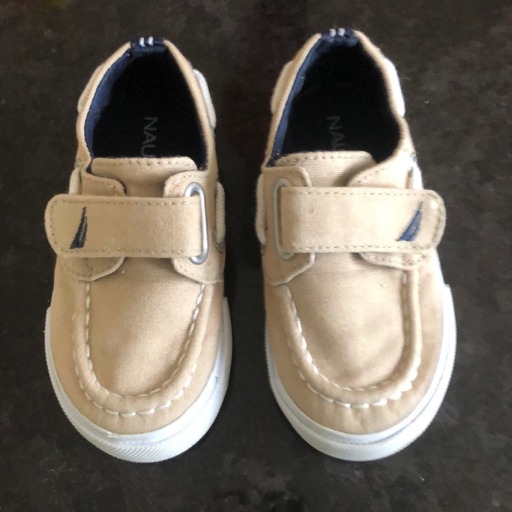 Tan Nautical boat shoes